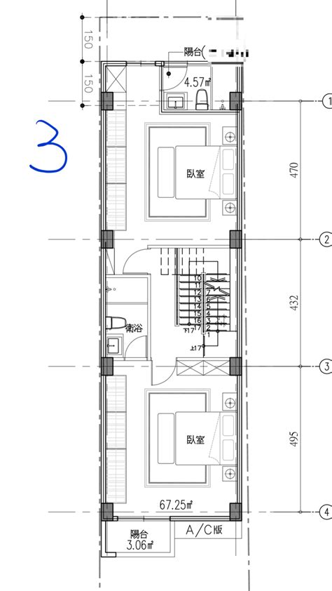 長型格局|平面圖分析☛害怕購買長型宅嗎？擔心走道浪費坪效？。